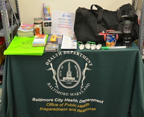 Baltimore City Health Department Table